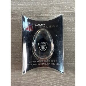 NFL Oakland Raiders Lucky Cheering Stone Little Earth Productions 3C20401- NEW
